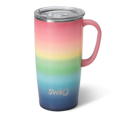 (22OZ) | Sunset Travel Mug Drinkware Swig  Paper Skyscraper Gift Shop Charlotte