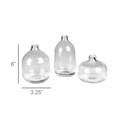 Marbella Vase Trio, Glass Home Decor HomArt  Paper Skyscraper Gift Shop Charlotte