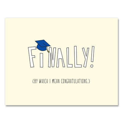 249 - Finally Grad - A2 card Cards Near Modern Disaster  Paper Skyscraper Gift Shop Charlotte