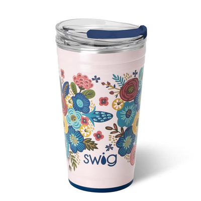 (24oz) | Bella Rosa Party Cup Drinkware Swig  Paper Skyscraper Gift Shop Charlotte