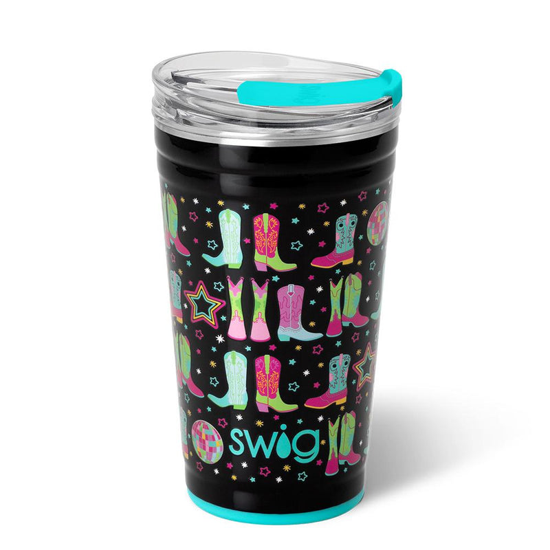 (24oz) | Disco Cowgirl Party Cup Drinkware Swig  Paper Skyscraper Gift Shop Charlotte