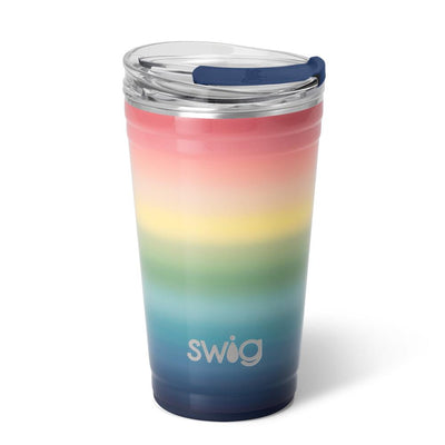 (24Oz) | Sunset Party Cup Drinkware Swig  Paper Skyscraper Gift Shop Charlotte