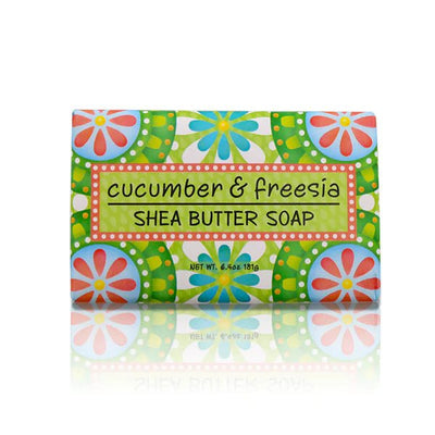 2oz Cucumber Freesia Bar Soap Beauty Greenwich Bay Trading Co  Paper Skyscraper Gift Shop Charlotte