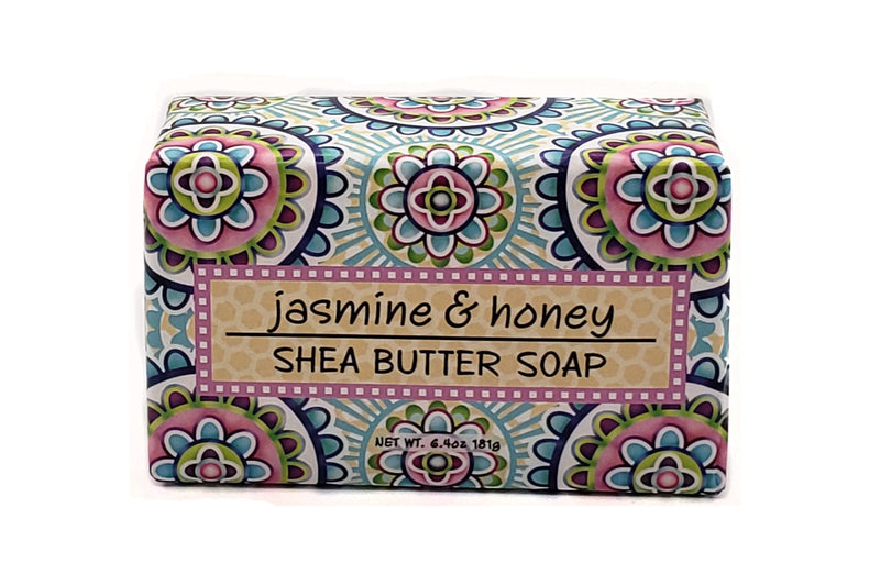 2oz Jasmine and Honey Bar Soap Beauty Greenwich Bay Trading Co  Paper Skyscraper Gift Shop Charlotte