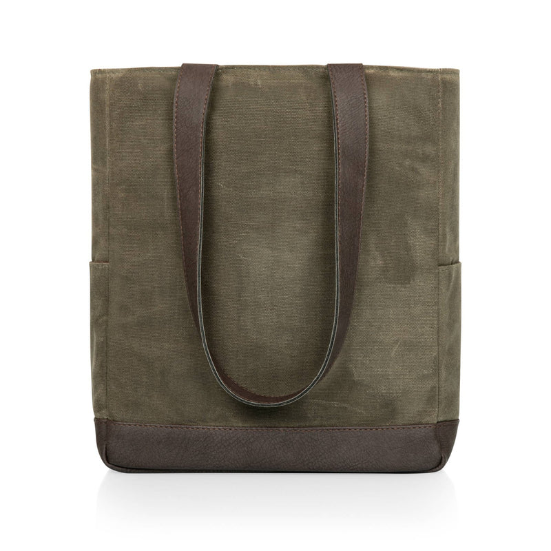 3 Bottle Insulated Wine Cooler Bag - Core: Khaki Green with Beige Accents  Picnic Time  Paper Skyscraper Gift Shop Charlotte