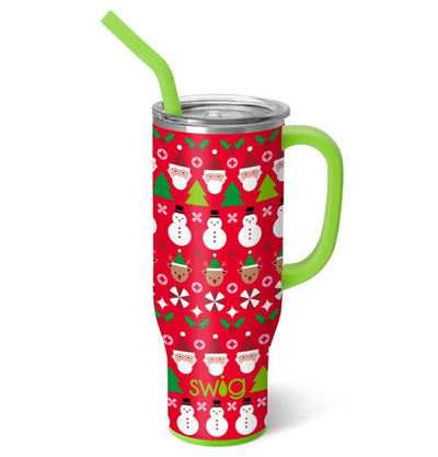 30 Oz | Christmas Crew Mega Mug Drinkware Swig  Paper Skyscraper Gift Shop Charlotte