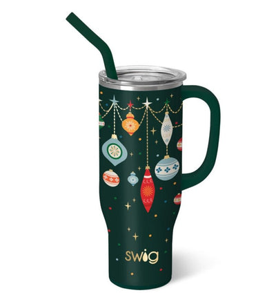 30 Oz | Deck The Halls Mega Mug Drinkware Swig  Paper Skyscraper Gift Shop Charlotte