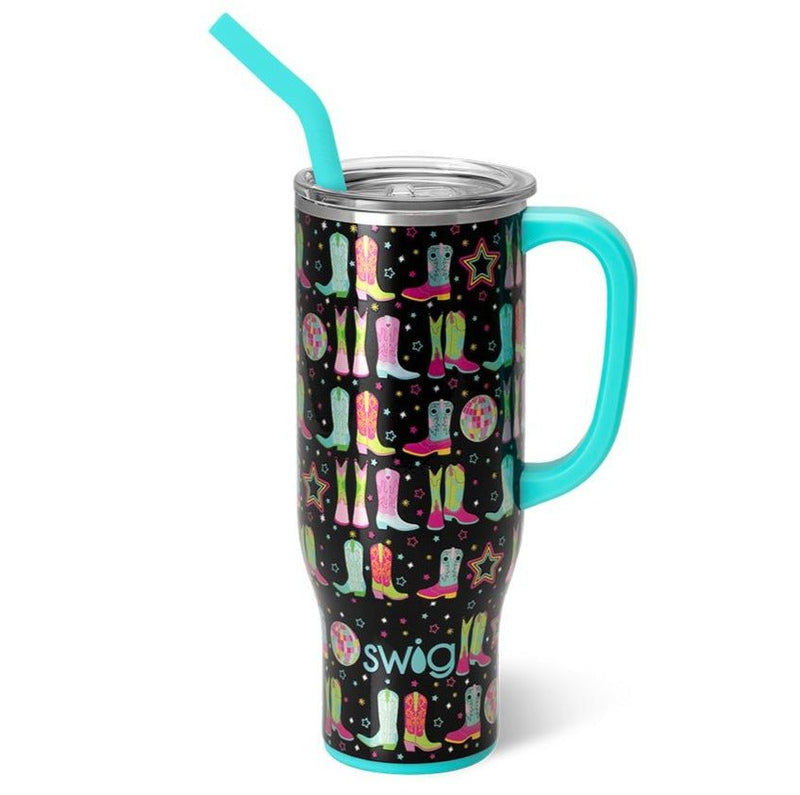 (30oz) | Disco Cowgirl Mega Mug Drinkware Swig  Paper Skyscraper Gift Shop Charlotte