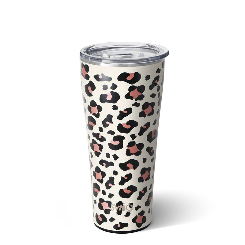 32oz Tumbler - Luxy Leopard Drinkware Swig  Paper Skyscraper Gift Shop Charlotte