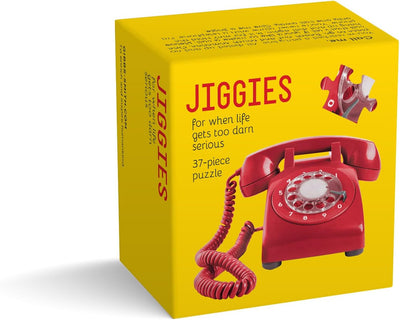 37 Piece | Telephone - Call Me Jiggie Puzzle BOOK Gibbs Smith  Paper Skyscraper Gift Shop Charlotte