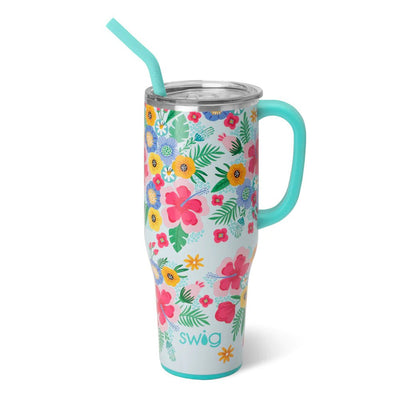 40 oz | Island Bloom Mega Mug Drinkware Swig  Paper Skyscraper Gift Shop Charlotte