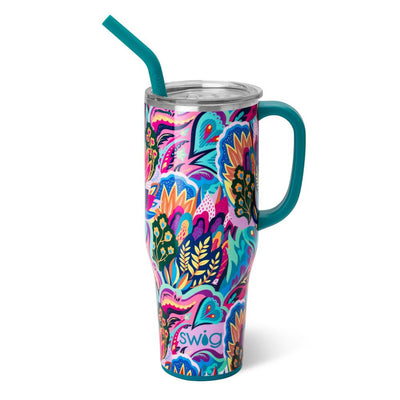 (40oz) | Bazaar Mega Mug Drinkware Swig  Paper Skyscraper Gift Shop Charlotte