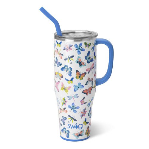 40oz | Butterfly Bliss Mega Mug NEW SUMMER Drinkware Swig  Paper Skyscraper Gift Shop Charlotte