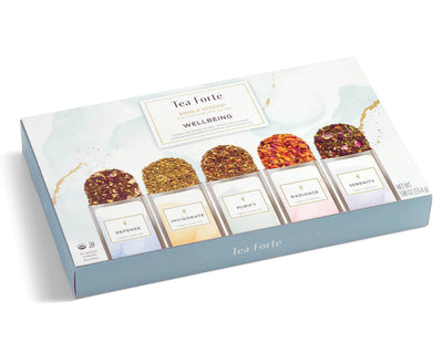 Wellbeing Single Steeps Sampler Kitchen Tea Forte  Paper Skyscraper Gift Shop Charlotte