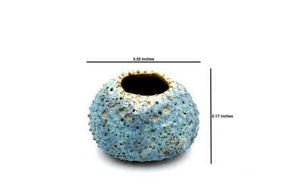 Puffer Pot Small | Sea Blue Vases & Planters Art Floral Trading  Paper Skyscraper Gift Shop Charlotte