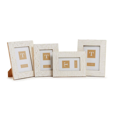 4x6 Brick Carved Pattern | Photo Frame Assorted | White Wash Finish Frame Two's Company  Paper Skyscraper Gift Shop Charlotte