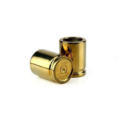 50 Caliber Shot Glass | Set of Two Drinkware True Fabrications  Paper Skyscraper Gift Shop Charlotte