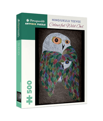 500 Piece Jigsaw Puzzle | Colorful Wild Owl Jigsaw Puzzles Pomegranate  Paper Skyscraper Gift Shop Charlotte