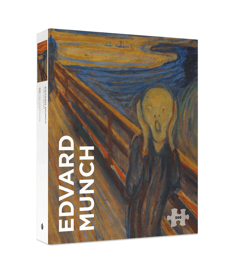 500-Piece Jigsaw Puzzle | Edvard Munch: The Scream Boxed Cards Pomegranate  Paper Skyscraper Gift Shop Charlotte