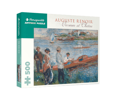 500 PIece Jigsaw Puzzle | Renoir: Oarsmen at Chatou Jigsaw Puzzles Pomegranate  Paper Skyscraper Gift Shop Charlotte