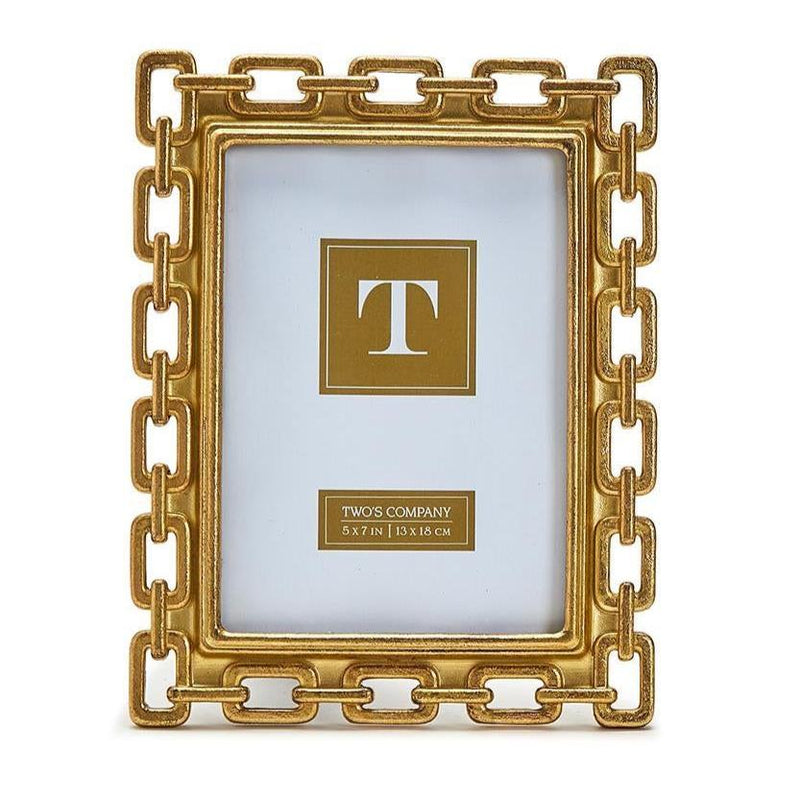 Gold Chain | 5x7 Photo Frame Home Decor Two&