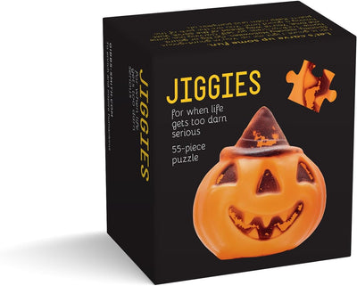 55 Piece | Halloween Pumpkin Jiggie Puzzle BOOK Gibbs Smith  Paper Skyscraper Gift Shop Charlotte