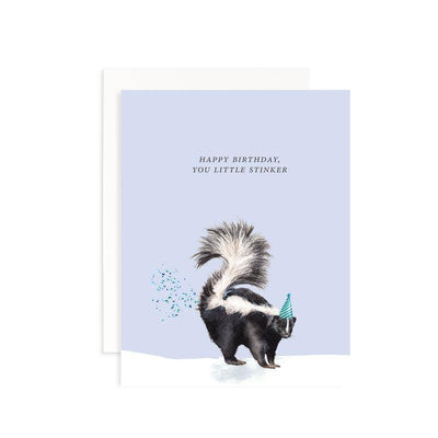 Happy Birthday You Little Stinker Greeting Card: Single Card Cards Cami Monet  Paper Skyscraper Gift Shop Charlotte