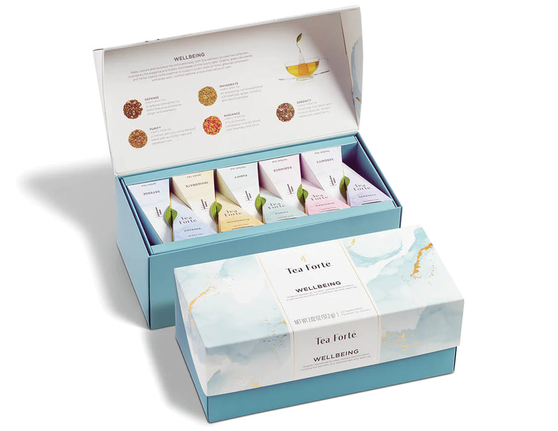 Wellbeing Petite Presentation Box Kitchen Tea Forte  Paper Skyscraper Gift Shop Charlotte