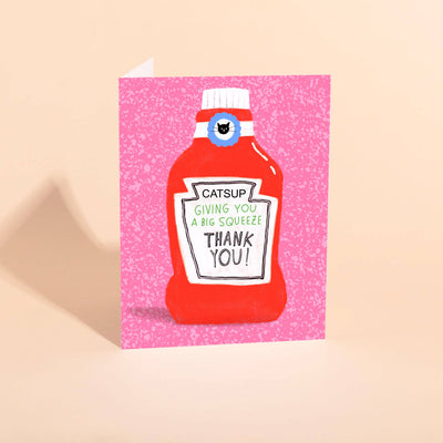 CATSUP - Thank You Card Cards Carolyn Suzuki Paper Skyscraper Gift Shop Charlotte