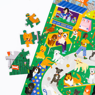 500 Piece Jigsaw Puzzle | Cat Cafe & Dog Park Jigsaw Puzzles Professor Puzzle Ltd  Paper Skyscraper Gift Shop Charlotte