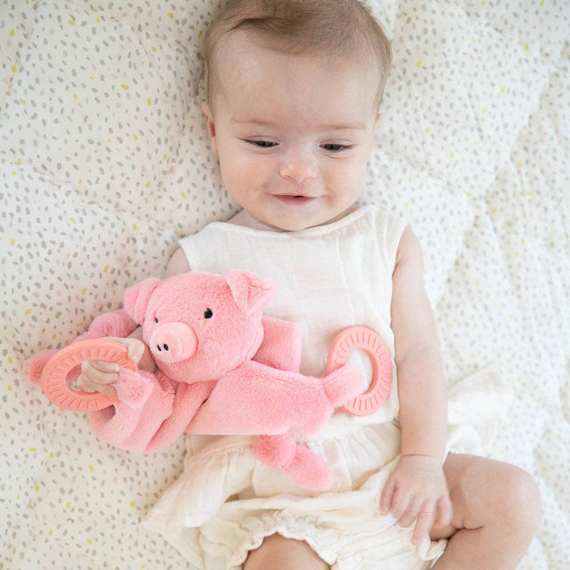 Teether Buddy Penny the Pig  Bella Tunno  Paper Skyscraper Gift Shop Charlotte