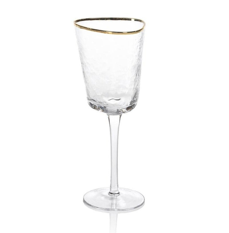 8 Oz. | Aperitivo Triangular Wine Glass Drinkware Zodax  Paper Skyscraper Gift Shop Charlotte