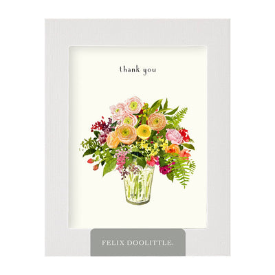 Sunrise Bouquet - Thank You Card Cards Felix Doolittle Paper Skyscraper Gift Shop Charlotte