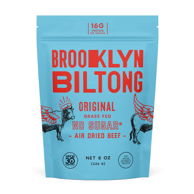 8oz Original Grass-Fed Zero Sugar Biltong  Brooklyn Biltong  Paper Skyscraper Gift Shop Charlotte