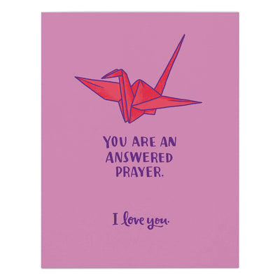 Answered Prayer Love Card Cards Em & Friends  Paper Skyscraper Gift Shop Charlotte