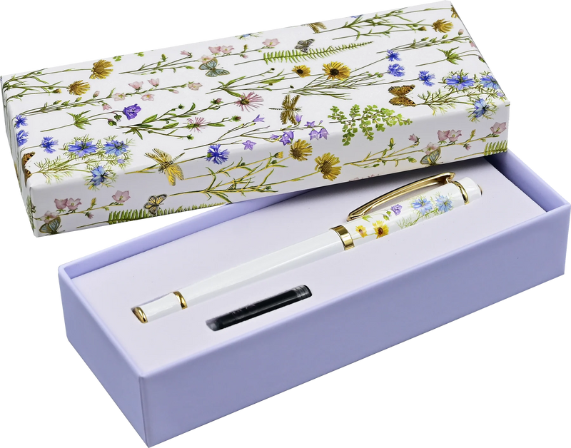 Wildflower Garden Fountain Pen Home Office Peter Pauper Press, Inc.  Paper Skyscraper Gift Shop Charlotte