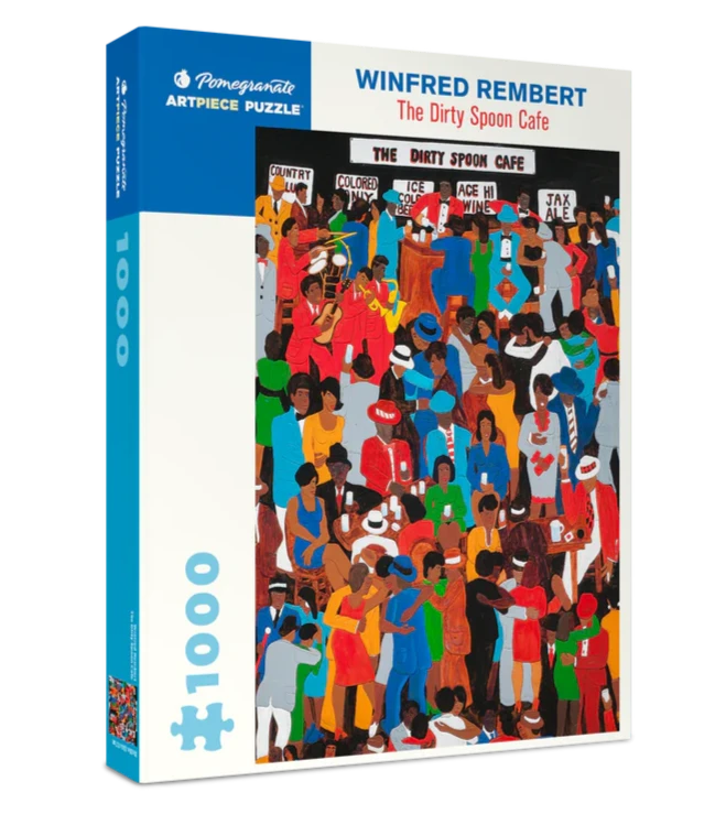 Winfred Rembert: The Dirty Spoon Care 1000 Piece Puzzle Puzzles Pomegranate  Paper Skyscraper Gift Shop Charlotte