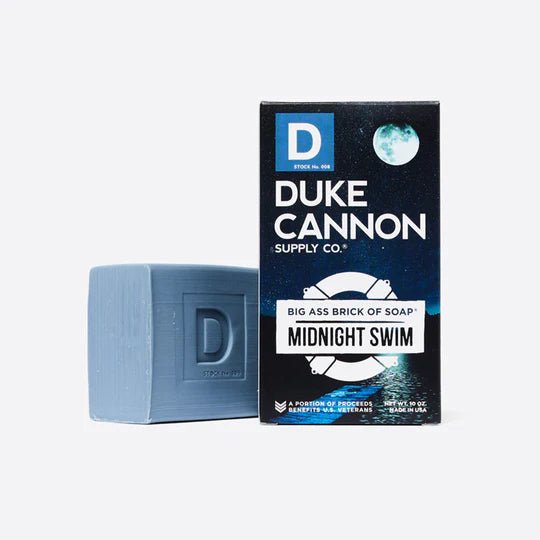 Big Ass Brick Of Soap - Midnight Swim Beauty & Wellness - Mens Duke Cannon  Paper Skyscraper Gift Shop Charlotte