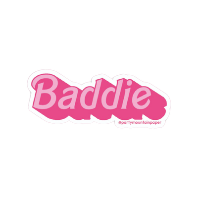 Baddie Sticker Stickers Party Mountain Paper co.  Paper Skyscraper Gift Shop Charlotte