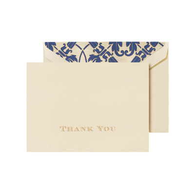 Boxed Thank You Hand Engraved Regency Thank You Boxed Cards Crane & Co.  Paper Skyscraper Gift Shop Charlotte