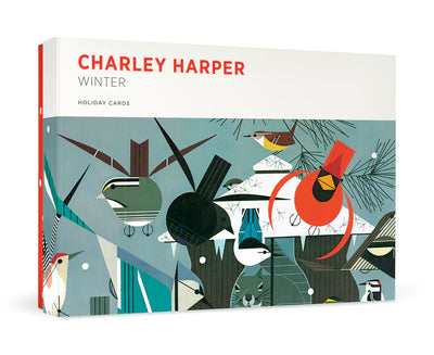 Charley Harper: Winter Boxed Cards Christmas Pomegranate  Paper Skyscraper Gift Shop Charlotte