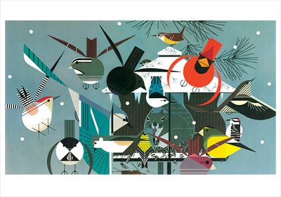 Charley Harper: Winter Boxed Cards Christmas Pomegranate  Paper Skyscraper Gift Shop Charlotte