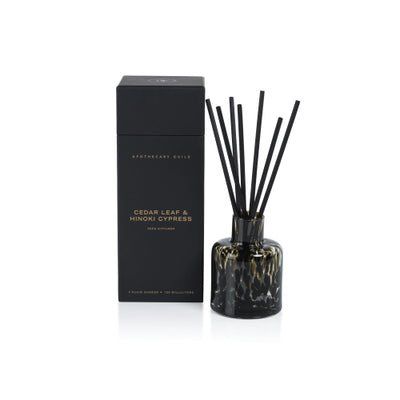 Glass Reed Diffuser | Cedar Leaf & Hinoki Cypress Holiday Zodax  Paper Skyscraper Gift Shop Charlotte