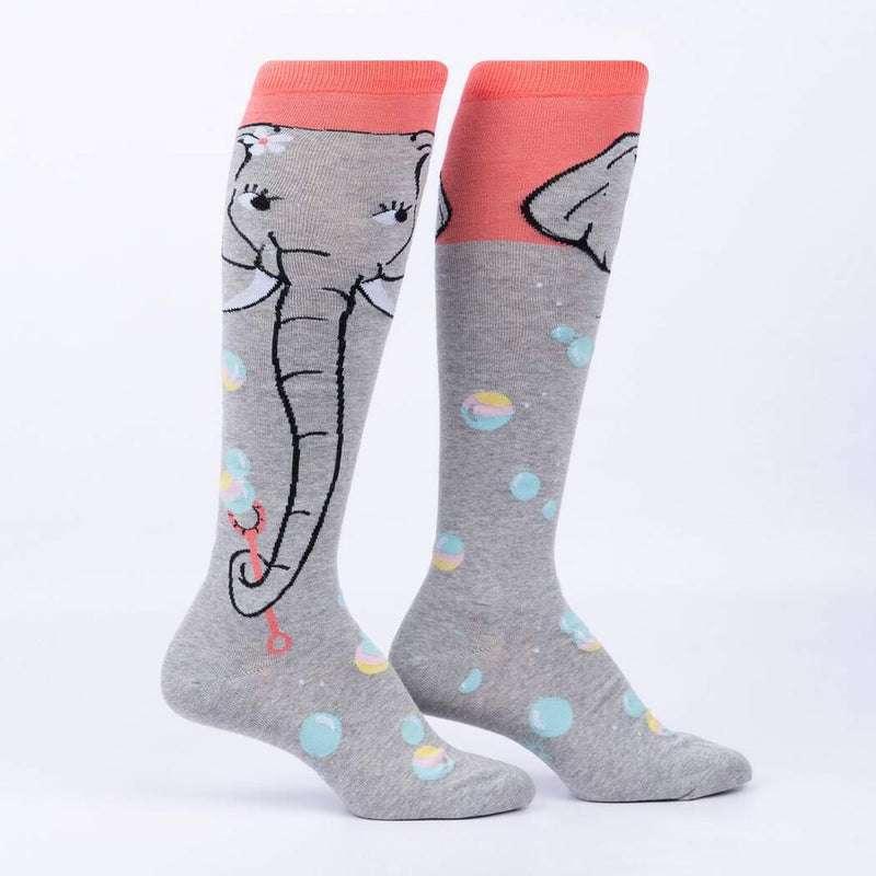 Elephantastic! Knee High Socks Socks Sock It to Me  Paper Skyscraper Gift Shop Charlotte