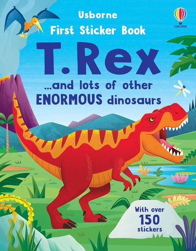 First Sticker Book T. Rex: and lots of other enormous dinosaurs | Soft Cover BOOK Harper Collins  Paper Skyscraper Gift Shop Charlotte