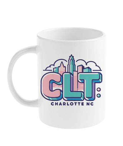CLT mug | Bubblegum  Paper Skyscraper  Paper Skyscraper Gift Shop Charlotte