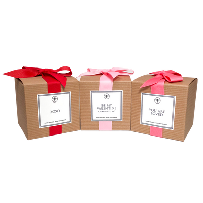 Ella B. Candles Valentine's Day Trio  Paper Skyscraper  Paper Skyscraper Gift Shop Charlotte