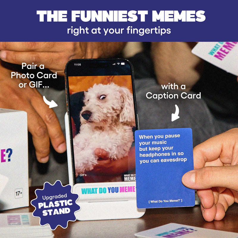 What Do You Meme? GIF Edition Games Relatable Games Paper Skyscraper Gift Shop Charlotte