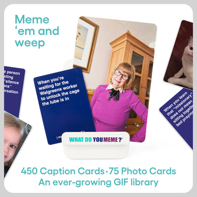 What Do You Meme? GIF Edition Games Relatable Games Paper Skyscraper Gift Shop Charlotte