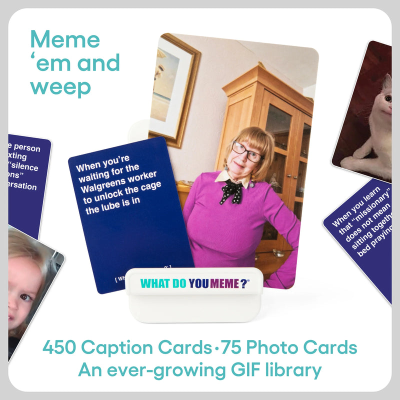 What Do You Meme? GIF Edition Games Relatable Games Paper Skyscraper Gift Shop Charlotte